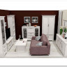 Шкаф-витрина Stylius (Стилиус) B169-REG1W2S BRW} заказать в Санкт Петербурге по цене 31 940 руб. с доставкой в Санкт Петербург