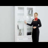Шкаф-витрина Stylius (Стилиус) B169-REG2W2S BRW} заказать в Санкт Петербурге по цене 46 180 руб. с доставкой в Санкт Петербург