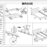 Кровать Signal MIRAGE VELVET TAP. 186 черный/золотой 160/200} заказать в Санкт Петербурге по цене 66 015 руб. с доставкой в Санкт Петербург