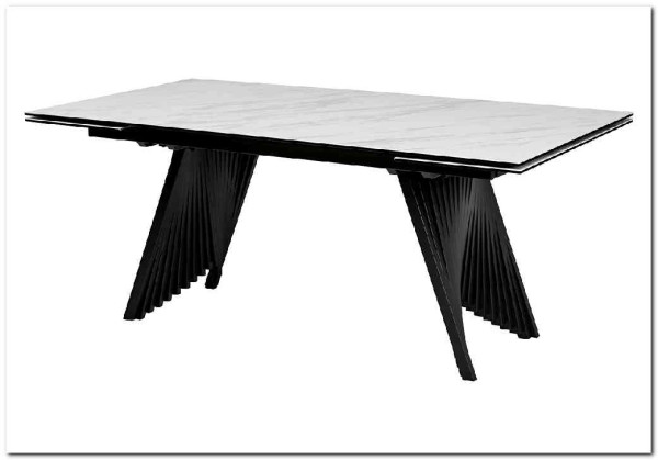 Стол IVAR 180 MARBLES KL-99 Белый мрамор итальянская керамика} заказать в Санкт Петербурге по цене 124 700 руб. с доставкой в Санкт Петербург