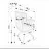 Стул кухонный Halmar K572 поворотный (кремовый/черный)} заказать в Санкт Петербурге по цене 21 713 руб. с доставкой в Санкт Петербург
