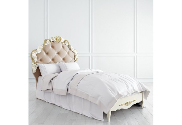 Купить Кровать с мягким изголовьем 90*190 Romantic R409-K02-AG-B01 с доставкой по России по цене производителя можно в магазине Другая Мебель в Санкт Петербурге