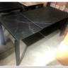 Стол CORNER 120 MATT BLACK MARBLE SOLID CERAMIC / BLACK, DISAUR} заказать в Санкт Петербурге по цене 53 750 руб. с доставкой в Санкт Петербург