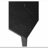 Стол CORNER 120 MATT BLACK MARBLE SOLID CERAMIC / BLACK, DISAUR} заказать в Санкт Петербурге по цене 53 750 руб. с доставкой в Санкт Петербург