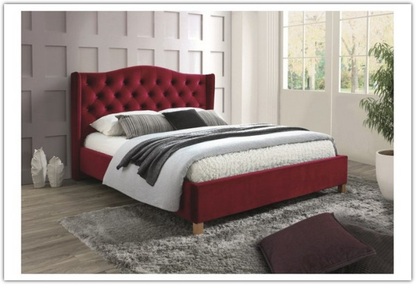 Кровать ASPEN Velvet 160/200 Signal} заказать в Санкт Петербурге по цене 62 781 руб. с доставкой в Санкт Петербург