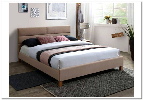 Кровать Signal SIERRA VELVET (бежевый/дуб) 160/200} заказать в Санкт Петербурге по цене 38 328 руб. с доставкой в Санкт Петербург