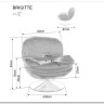 Кресло SIGNAL BRIGITTE Brego 68 карри/хром} заказать в Санкт Петербурге по цене 41 646 руб. с доставкой в Санкт Петербург