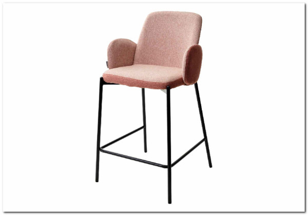 Полубарный стул NYX (H=65cm) VF109 розовый / VF110 брусничный} заказать в Санкт Петербурге по цене 9 225 руб. с доставкой в Санкт Петербург