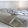 Стол VICENZA 220 BULGARI WHITE, керамика / белый, DISAUR} заказать в Санкт Петербурге по цене 61 380 руб. с доставкой в Санкт Петербург