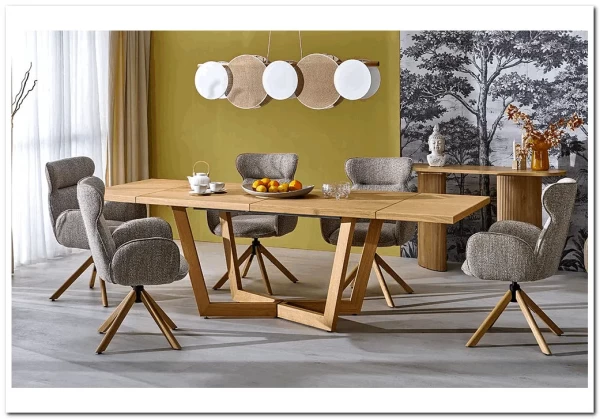 Стол обеденный Halmar MASSIVE 3 160 (дуб натуральный/дуб натуральный)} заказать в Санкт Петербурге по цене 120 551 руб. с доставкой в Санкт Петербург