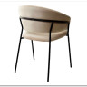Стул ГЕММА цвет бежевый #H06 велюр / черный каркас} заказать в Санкт Петербурге по цене 6 500 руб. с доставкой в Санкт Петербург