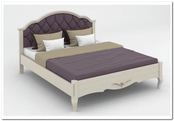 Кровать с каретной стяжкой Флоренция из массива бука} заказать в Санкт Петербурге по цене 66 096 руб. с доставкой в Санкт Петербург