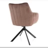 Стул кухонный Signal AZALIA Velvet Bluvel 38 поворотный (капучино/черный)} заказать в Санкт Петербурге по цене 20 033 руб. с доставкой в Санкт Петербург