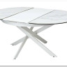 Стол TRENTO 120 HIGH GLOSS STATUARIO Белый мрамор глянцевый, керамика/ белый каркас} заказать в Санкт Петербурге по цене 73 620 руб. с доставкой в Санкт Петербург