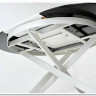Стол TRENTO 120 HIGH GLOSS STATUARIO Белый мрамор глянцевый, керамика/ белый каркас} заказать в Санкт Петербурге по цене 73 620 руб. с доставкой в Санкт Петербург
