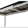 Стол CREMONA 140 HIGH GLOSS STATUARIO Белый мрамор глянцевый керамика/ белый каркас} заказать в Санкт Петербурге по цене 74 610 руб. с доставкой в Санкт Петербург