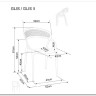 Стул кухонный Signal GLIS II (бежевый)} заказать в Санкт Петербурге по цене 8 038 руб. с доставкой в Санкт Петербург