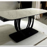 Стол MATERA 160 MARBLES KL-99 Белый мрамор матовый, итальянская керамика/ черный каркас} заказать в Санкт Петербурге по цене 116 100 руб. с доставкой в Санкт Петербург