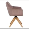 Стул кухонный Signal AZALIA D Velvet Bluvel 40 поворотный (темно-бежевый/дуб)} заказать в Санкт Петербурге по цене 21 209 руб. с доставкой в Санкт Петербург