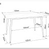 Стол обеденный Signal RION 130 (белый/черный)} заказать в Санкт Петербурге по цене 18 731 руб. с доставкой в Санкт Петербург