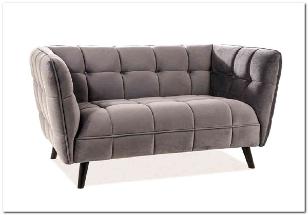 Диван CASTELLO 2 Velvet Bluvel 14  Signal (серый)} заказать в Санкт Петербурге по цене 84 495 руб. с доставкой в Санкт Петербург