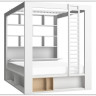 Купить Кровать со шкафом библиотечным и балдахином с основанием 160x200 4You by VOX с доставкой по России по цене производителя можно в магазине Другая Мебель в Санкт Петербурге