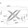 Стол обеденный Signal HERMES (эффект белого мрамора/золотой)} заказать в Санкт Петербурге по цене 131 929 руб. с доставкой в Санкт Петербург