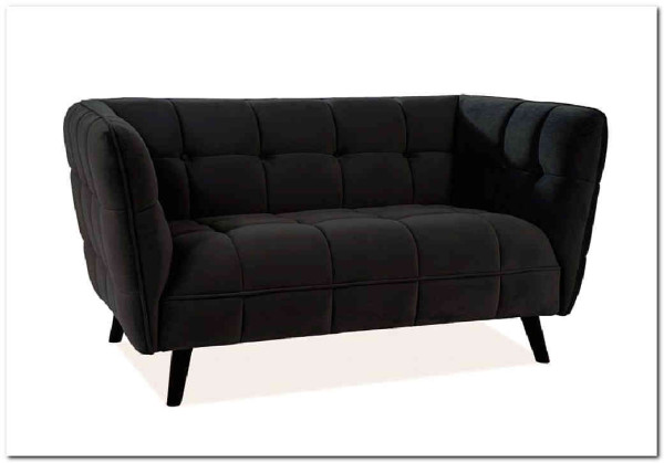 Диван CASTELLO 2 Velvet Bluvel 19  Signal (черный)} заказать в Санкт Петербурге по цене 84 495 руб. с доставкой в Санкт Петербург