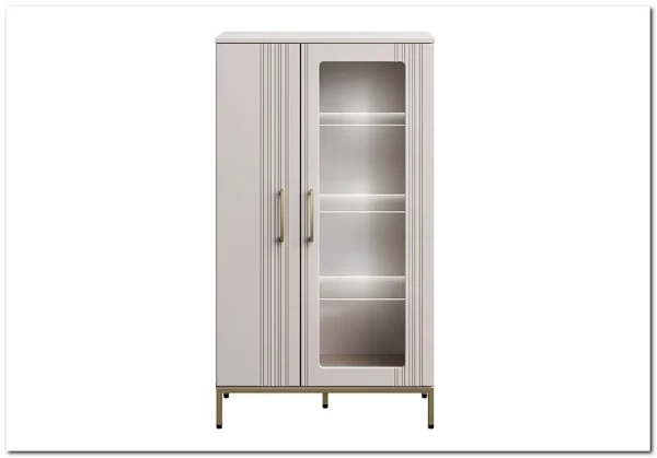 Тумба-витрина Бетти кашемир 1V1D BRW} заказать в Санкт Петербурге по цене 23 690 руб. с доставкой в Санкт Петербург