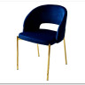 Стул AGNES BLUVEL-86 NAVY BLUE, золотой каркас} заказать в Санкт Петербурге по цене 4 725 руб. с доставкой в Санкт Петербург