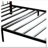 Купить Кровать AT-915 дерево гевея/металл 160*200 (Queen bed), красный дуб/черный с доставкой по России по цене производителя можно в магазине Другая Мебель в Санкт Петербурге