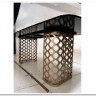 Стол CHIAVARI 220 KL-116 Черный мрамор матовый, итальянская керамика / бронзовый, DISAUR} заказать в Санкт Петербурге по цене 84 420 руб. с доставкой в Санкт Петербург