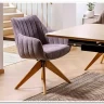Стул кухонный Signal AZALIA D Velvet Bluvel 14 поворотный (серый/дуб)} заказать в Санкт Петербурге по цене 21 209 руб. с доставкой в Санкт Петербург