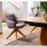 Стул кухонный Signal AZALIA D Velvet Bluvel 14 поворотный (серый/дуб)} заказать в Санкт Петербурге по цене 21 209 руб. с доставкой в Санкт Петербург