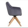 Стул кухонный Signal AZALIA D Velvet Bluvel 14 поворотный (серый/дуб)} заказать в Санкт Петербурге по цене 21 209 руб. с доставкой в Санкт Петербург