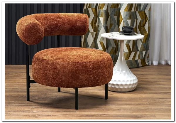 Кресло HALMAR HAZARD корица/черный} заказать в Санкт Петербурге по цене 27 511 руб. с доставкой в Санкт Петербург