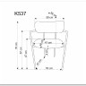 Стул кухонный Halmar K537 (серый/золотой)} заказать в Санкт Петербурге по цене 12 582 руб. с доставкой в Санкт Петербург