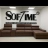 Угловой диван Висмут с оттоманкой Soft Time} заказать в Санкт Петербурге по цене 109 638 руб. с доставкой в Санкт Петербург