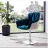 Кресло DС-1571D Marin blue fabric 7033-29} заказать в Санкт Петербурге по цене 25 800 руб. с доставкой в Санкт Петербург
