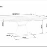 Стол обеденный SIGNAL SATURN II 160 (белый мрамор/белый мат)} заказать в Санкт Петербурге по цене 125 277 руб. с доставкой в Санкт Петербург
