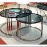 Комплект Halmar MERCURY, 2 стола журнальных (дымчатый)} заказать в Санкт Петербурге по цене 45 989 руб. с доставкой в Санкт Петербург