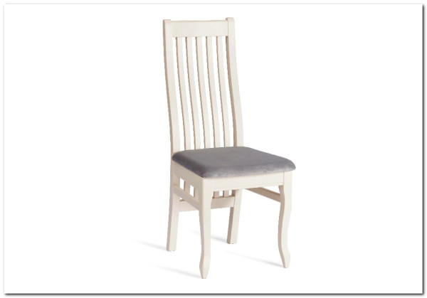 Стул DOLCE мягкое сидение бук, ivory white, велюр Tenerife Ultimate grey} заказать в Санкт Петербурге по цене 9 920 руб. с доставкой в Санкт Петербург