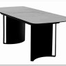 Стол RASMUS 160 TL-45 Белый мрамор, испанская керамика / черный каркас, DISAUR} заказать в Санкт Петербурге по цене 95 250 руб. с доставкой в Санкт Петербург