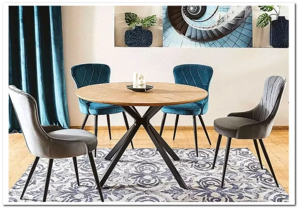 Стол обеденный Signal ASTER 120 (дуб/черный)} заказать в Санкт Петербурге по цене 28 728 руб. с доставкой в Санкт Петербург