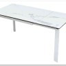 Стол CORNER 120 MATTE STATUARIO Белый мрамор матовый керамика, стекло/ белый каркас} заказать в Санкт Петербурге по цене 59 400 руб. с доставкой в Санкт Петербург
