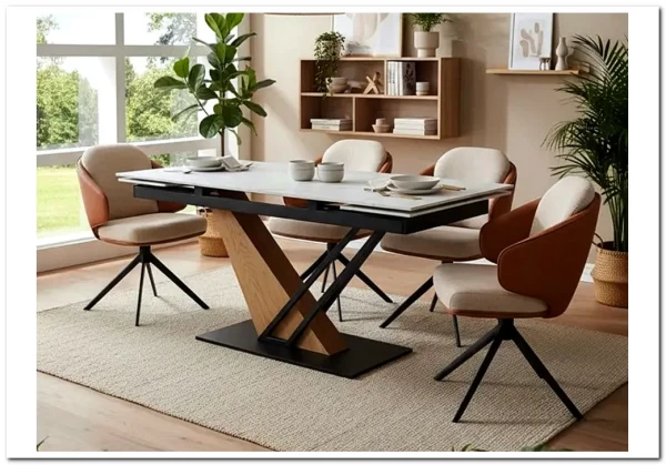 Стол обеденный Signal GENESIS 160 раскладной (белый/дуб)} заказать в Санкт Петербурге по цене 96 648 руб. с доставкой в Санкт Петербург