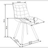 Стул кухонный Halmar K332 (бирюзовый/черный)} заказать в Санкт Петербурге по цене 9 416 руб. с доставкой в Санкт Петербург