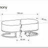 Скамья Halmar HARMONY (черный/белый/золотой)} заказать в Санкт Петербурге по цене 20 638 руб. с доставкой в Санкт Петербург
