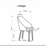 Стул кухонный Halmar MALAGA Mavel 44/Stelar 54 (корица/бук)} заказать в Санкт Петербурге по цене 22 478 руб. с доставкой в Санкт Петербург