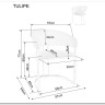 Стул кухонный Signal Tulipe Velvet Bluvel 28 (бежевый/золотой)} заказать в Санкт Петербурге по цене 30 928 руб. с доставкой в Санкт Петербург
